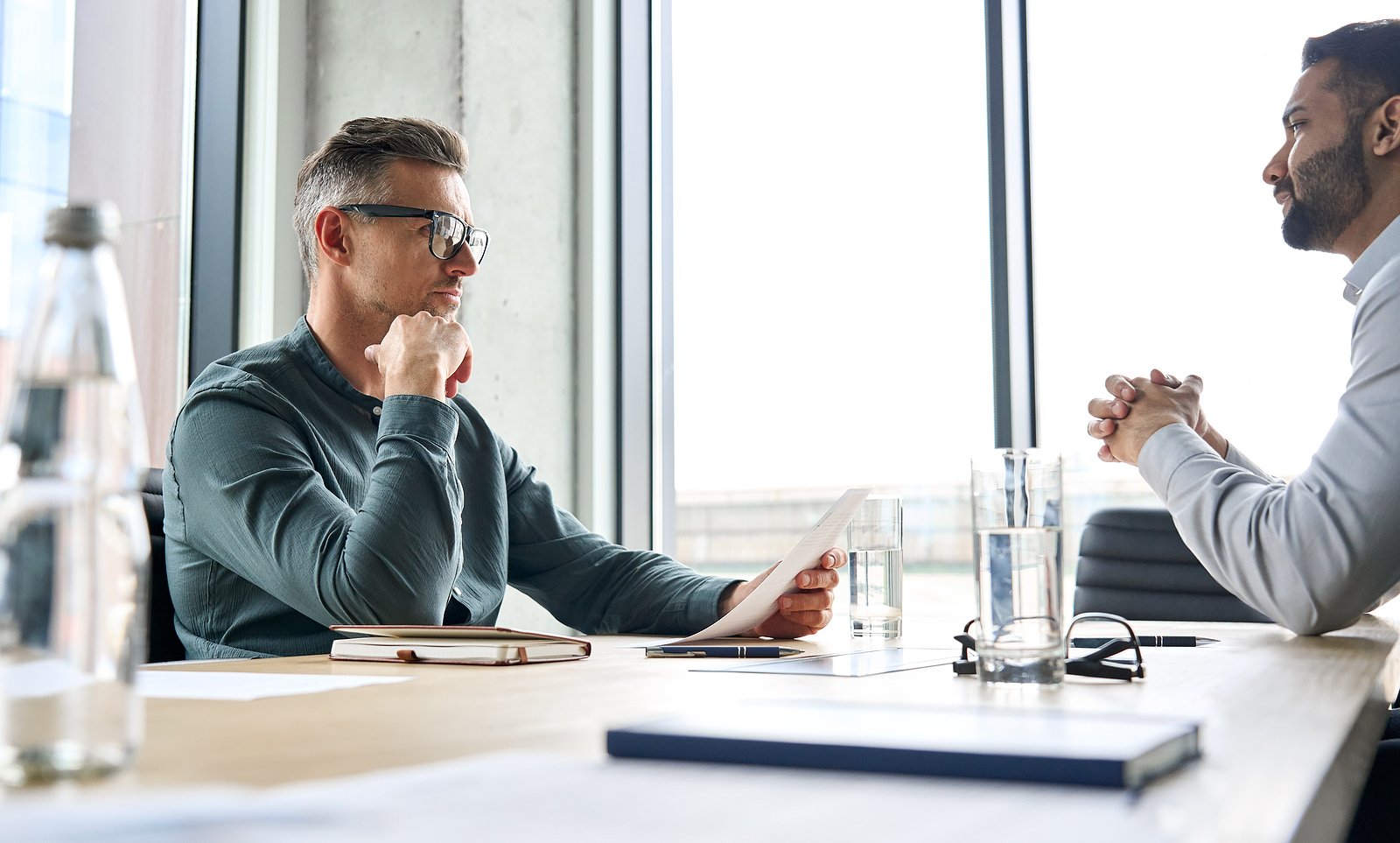 A lending meeting